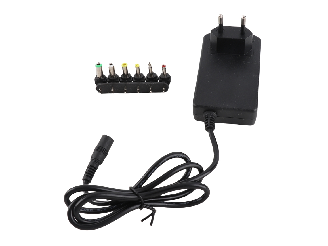 Aetheria adaptador de Energia Universal 30w 3v 12v com 6 Conectores para Notebook e Equipamentos Eletrônicos
