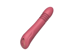 Vibrador Telescpico Automtico Com 10 Modos De Vibrao E 3 Frequncias Telescpicas (vermelhas)