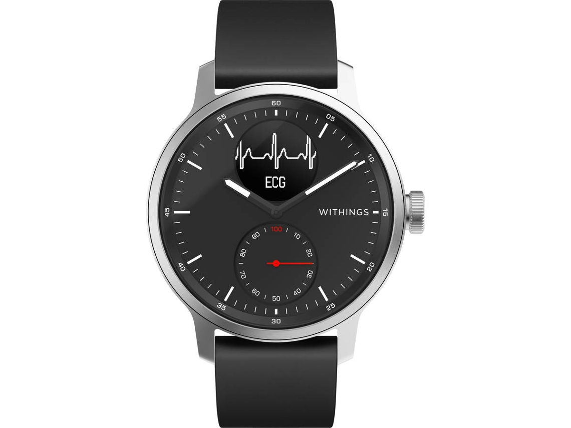 Relógio Desportivo WITHINGS Scanwatch (42mm - SpO2 - Preto)