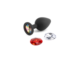 Plug Anal NS NOVELTIES Glams (Preto - Ø 3,5 cm)