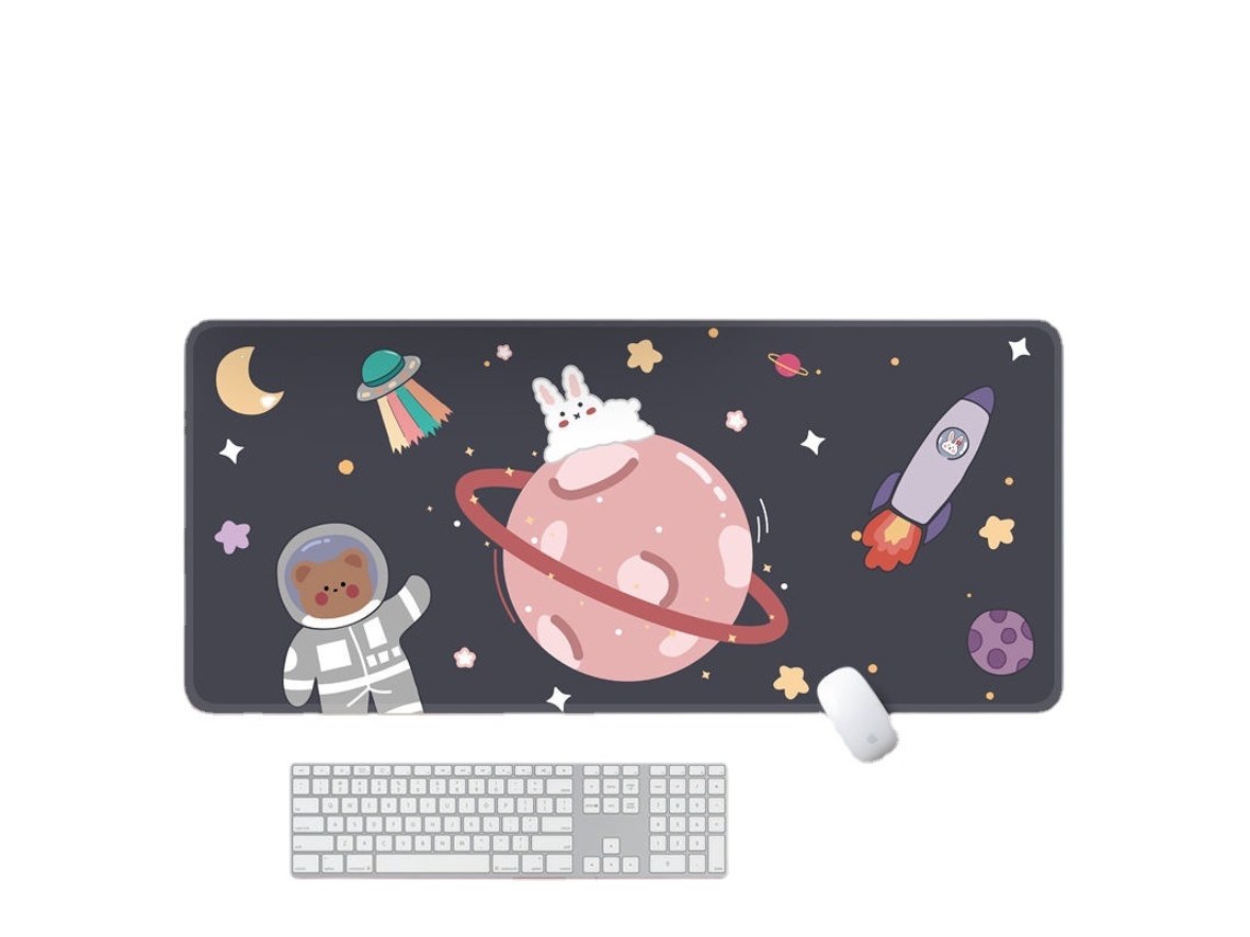 Tapete De Mesa Kawaii, Tapete De Rato Fofo, Tapete De Rato Grande Para Jogos, Tapete De Teclado De Desenho Animado, 3006003mm Brilvibera