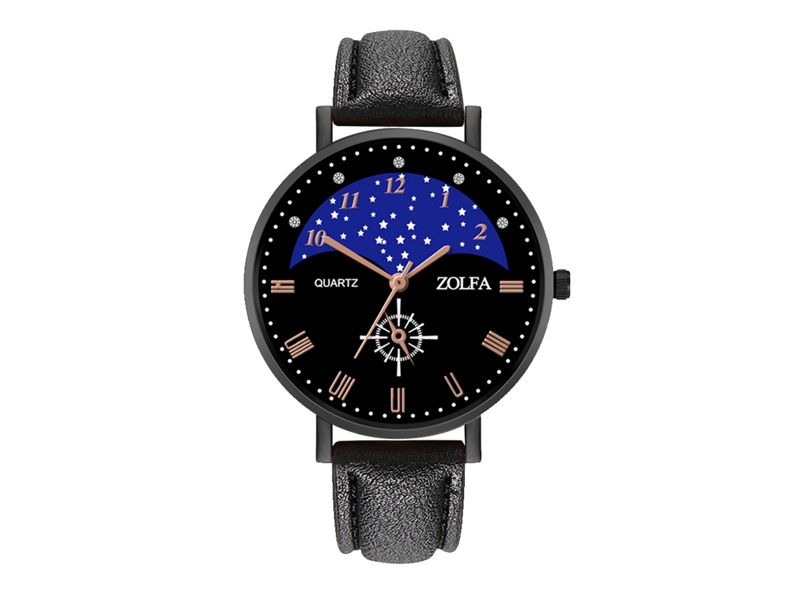 Relógio moderno para homens e mulheres, pulseira de couro PU, mostrador grande, relógio de quartzo para casais.