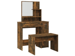 Dressing Table Set, Dressing Table Sets Vidaxl Marrom Madeira Processada (n/a)