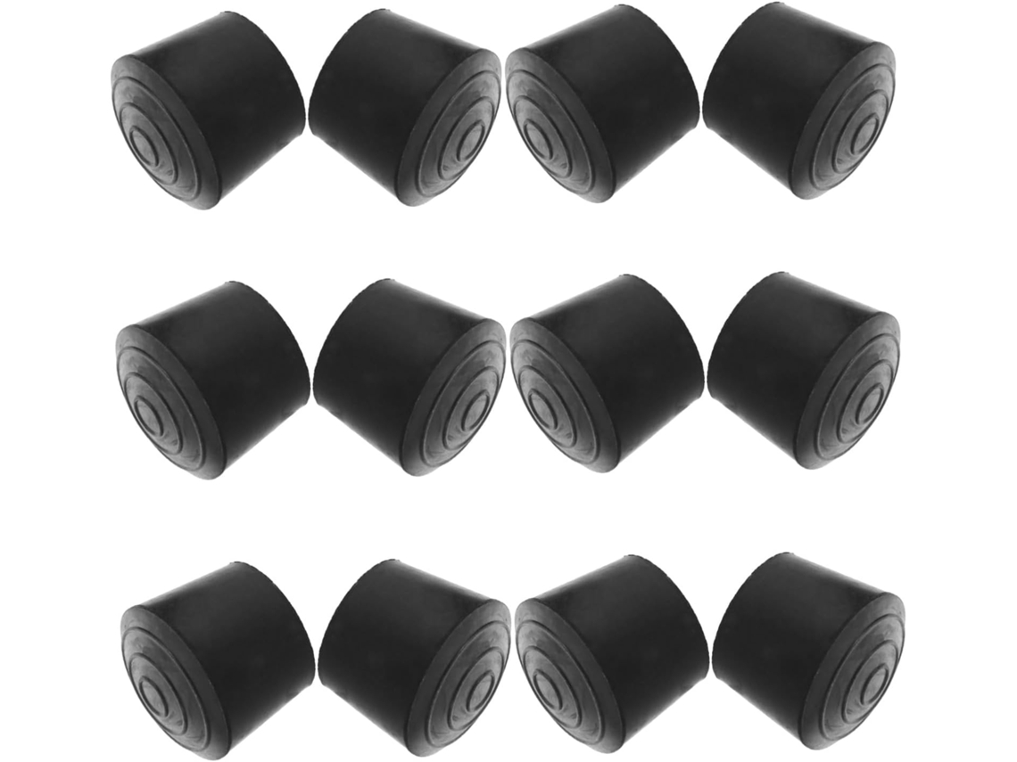 Sewacc Protetores De Pés Antiderrapantes Para Tábua Passar Roupa, 12-unidades, Capas De Borracha Com 25mm Espessura