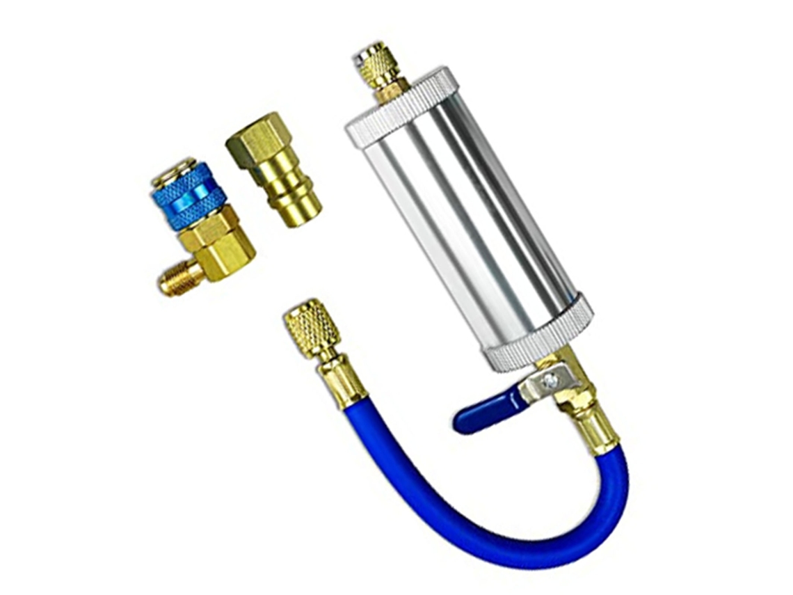 Kit Injetor De Óleo E Corante Para Ar Condicionado Ac De Automóveis R12 R22