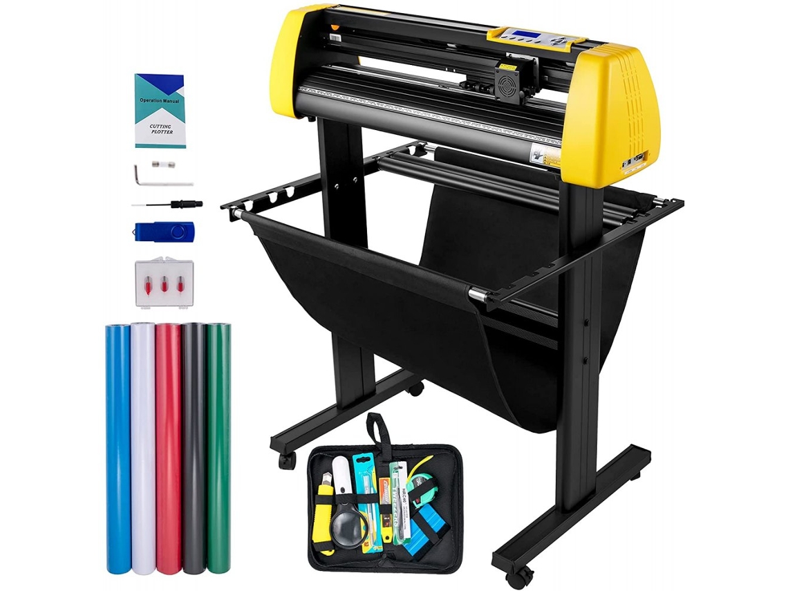 Plotter De Corte Vinil 870 Mm Com Câmara, Ecrã Lcd E Corte Preciso Tekmaquinas