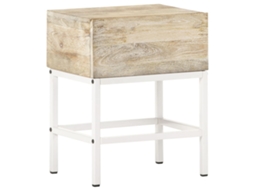 Bedside Table, Bedside Tables Vidaxl Marrom Madeira