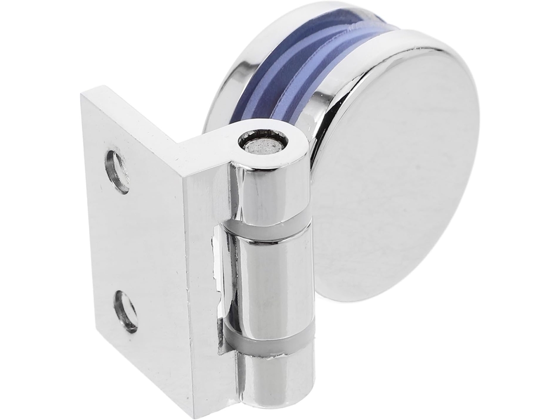 Dobradiça De Porta Vidro Sem Moldura Um Lado, 180 Graus, Metal Para