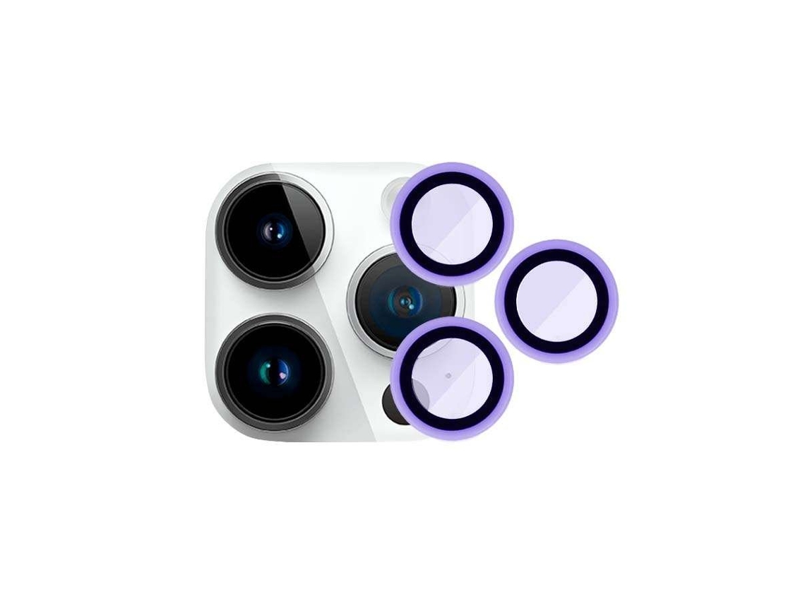 Protetor de Lente Fluorescente Malva para iPhone 14 Pro Max LA CASA DE LAS CARCASAS