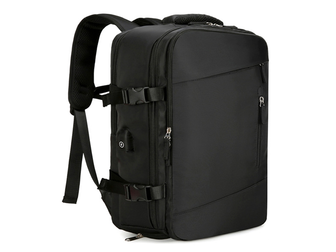 Mochila de Viagem Grande Capacidade com Porta Usb e Bolsa para Sapatos