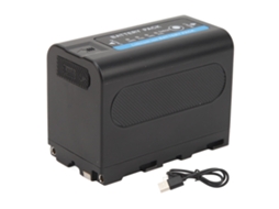 Np F770 Battery 5800mah Li Ion Battery Type C Dual Charging Interface 30w Fast Charging For Mc2500c 1500c Camera Fill Light Monitor LAXISCREED