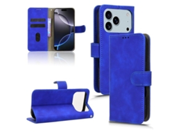 Capa De Couro Para Iphone 17 Pro Com Fecho Magnético