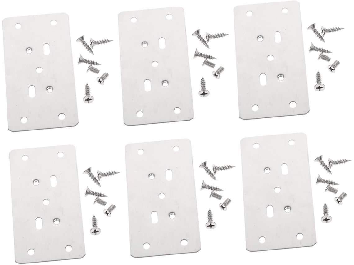 Conjunto De 6 Peças Dobradiças Para Reparo Armários Com Design