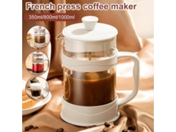 Cafeteira Prensa Francesa (branca) - 350ml Branca