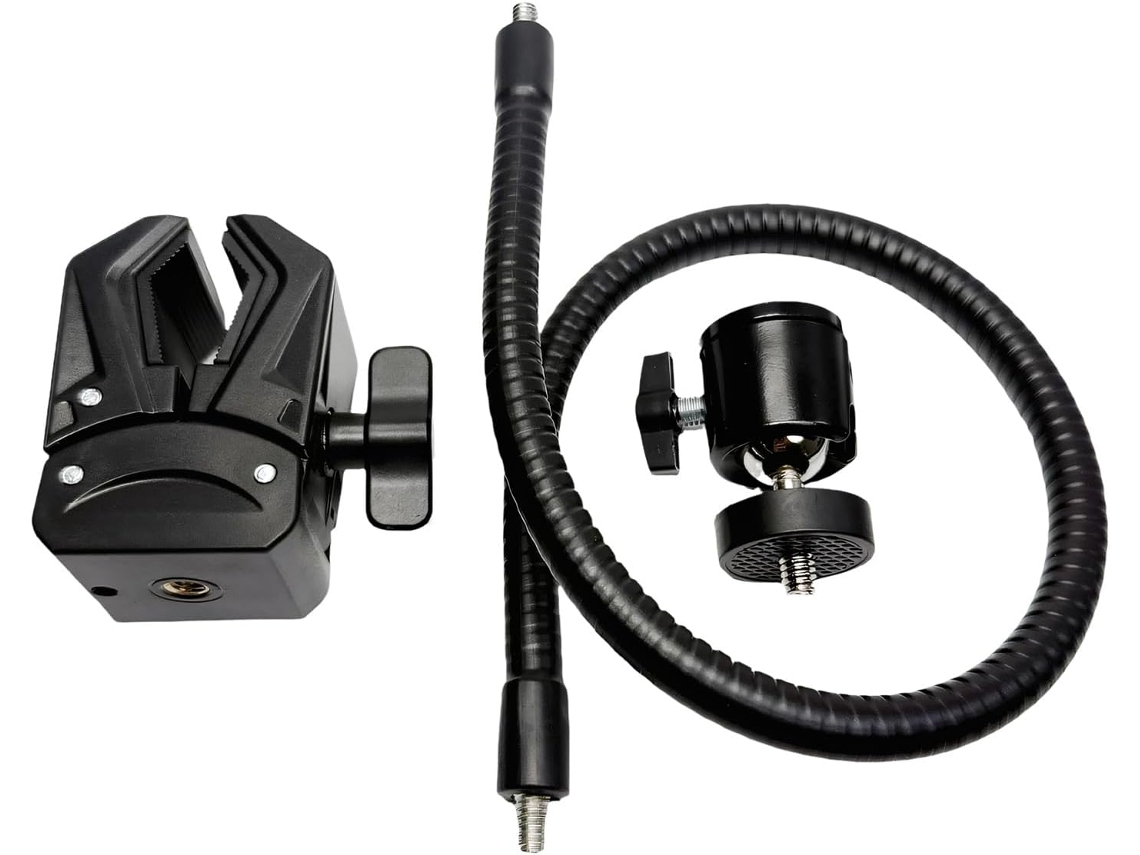 Suporte flexível para câmera com parafuso de 1/4 polegadas, suporte para tubo de babá eletrônica SFUSHOS