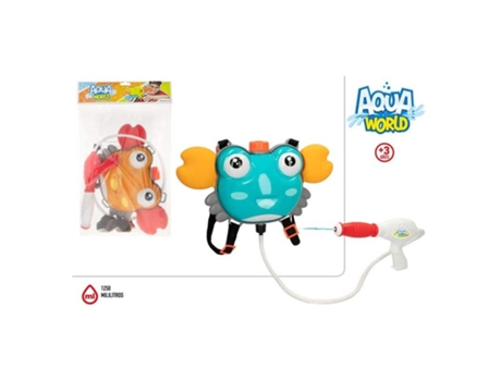 Pistola Agua Con Deposito Cangrejo Aquaworld Modelos Surtidos 49505 Color Baby Colorbabyp24