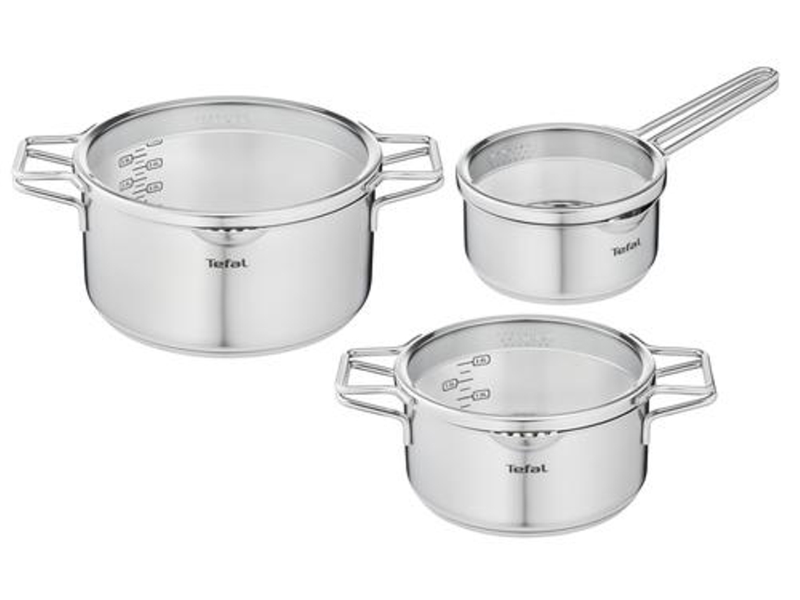 Tefal H852S3 Conjunto de Panelas 3 Unidades