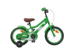 Vidaxl Bicicleta Infantil 14 Polegadas Para 3 A 5 Anos Verde
