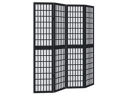 Room Divider, Room Dividers Vidaxl Preto Madeira (40 X 180 Cm)