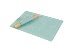 Tapete Grande Antiaderente de Silicone para Assar Massas, Amassar e Enrolar Massa de Bolo Fondant Verde SUNNY SPACES