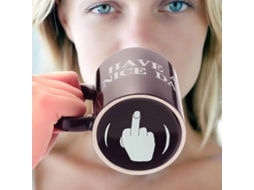 Caneca Criativa Com Dedo Do Meio Na Vertical, Canecas De Cerâmica Engraçadas Aquaforge