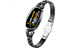 Pulseira Desportiva WJS YP0020 (Monitor Cardíaco - Pedómetro - Preto)
