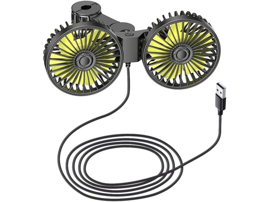 Ventilador Elétrico Portátil Usb, 12-24v, Para Uso Em Escritório,