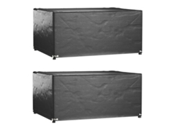 Garden Furniture Cover, Garden Furniture Covers Vidaxl Preto Polietileno (160 X 120 X 75 Cm)