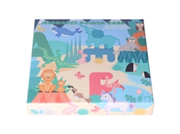 Ats set de Aprendizaje de Números Y Letras Madera Tarjetas Animales Juguete Educatsivo para Niños Letras Números