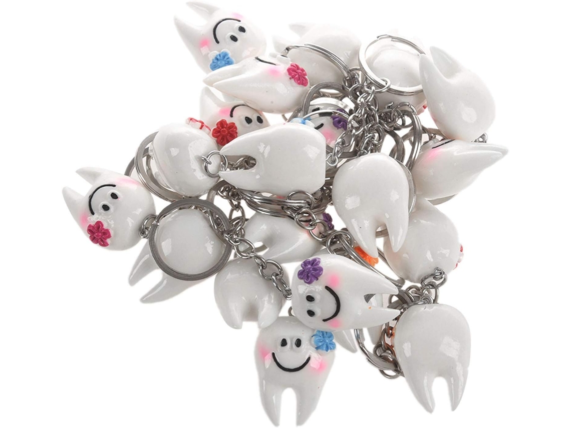 Chaveiros em formato de dente SFUSHOS