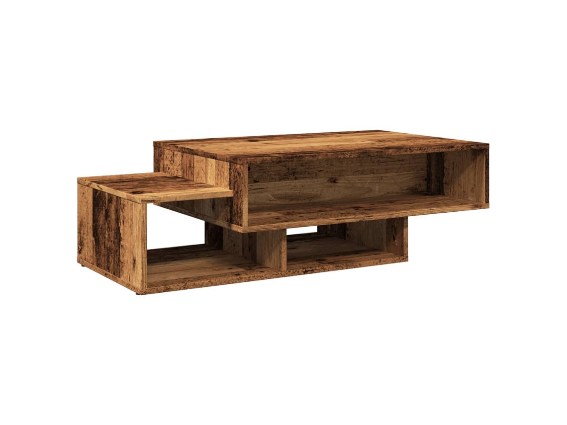 Mesa de Centro MAISON EXCLUSIVE em Derivados de Madeira Madeira Velha (105x55x32 cm)