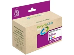 Pack 4 Tinteiros RECYCLECLUB LC3219XL Preto e Cores