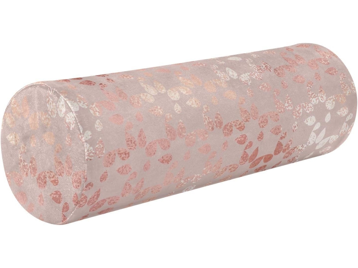 Almofada Cilíndrica Decorativa Longa Suporte o Pescoço Fácil de Limpar Ideal para Viagens, Casa e Escritório