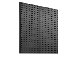 Painéis Perfurados de Metal 812,8 X 406,4 19 Mm, 2 Unidades, Organizador Parede Aço Resistente, para Sala Estar, Armazenamento Ferramentas,