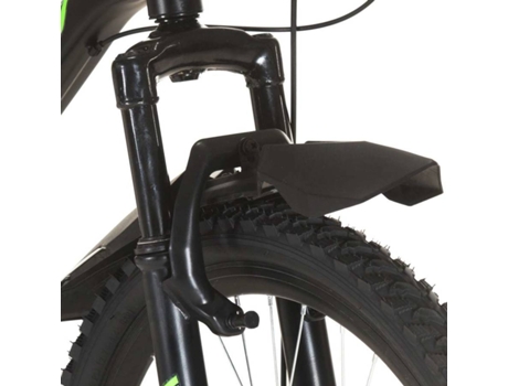Bicicleta de Montanha VIDAXL Preto - Velocidades: 21 - 42 cm (26'')