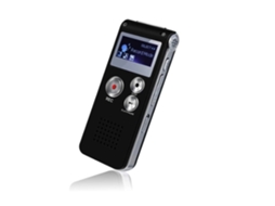 Lurelia Gravador De Voz Portátil 8gb Com Usb, Ativação Por Voz, Reprodução Mp3 Para Reuniões, Aulas, Palestras - Cinza