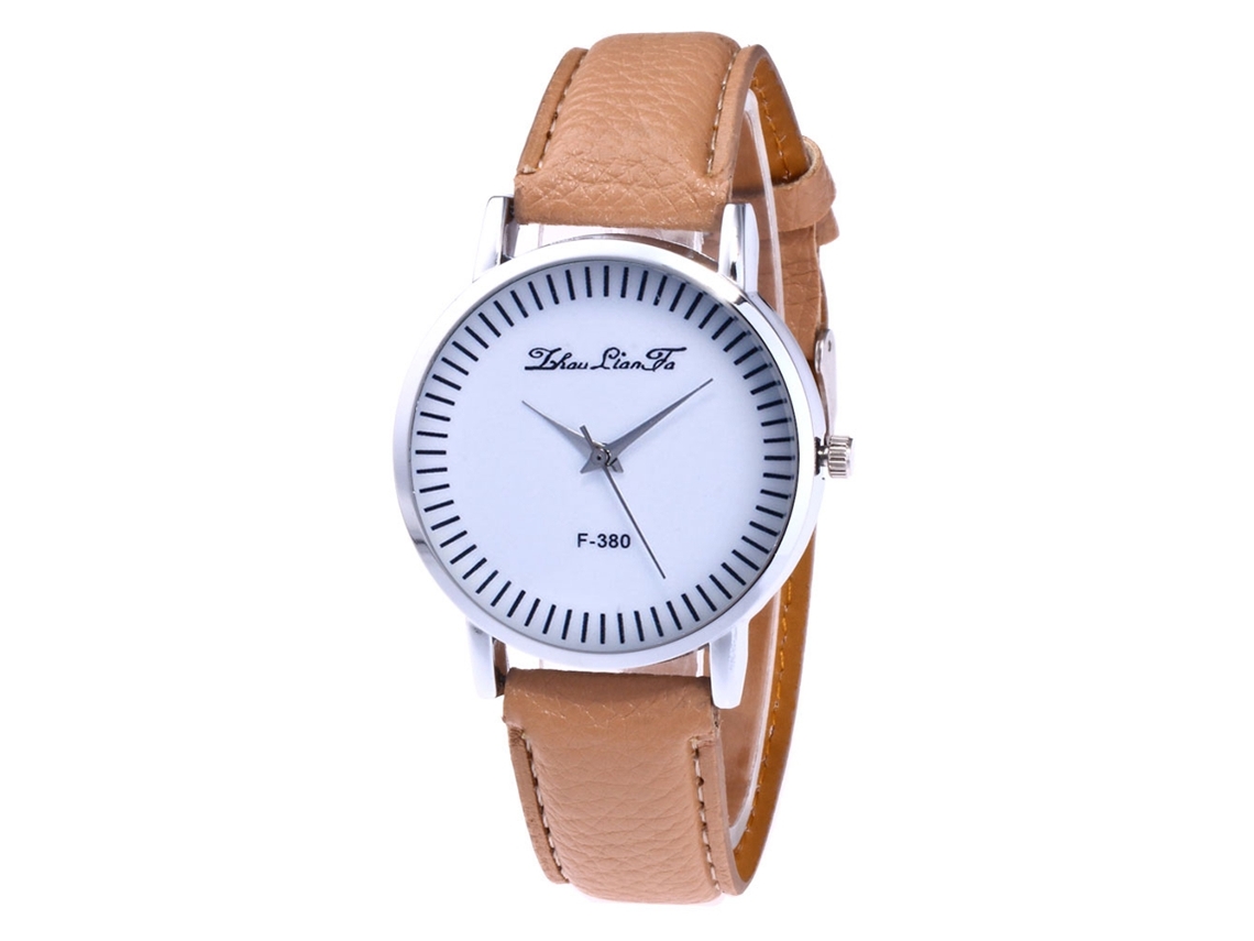 Reloj De Pulsera Para Mujer Zhoulianfa De Cuarzo F380-a Beige