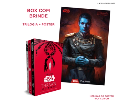 Livro Box Trilogia Star Wars Thrawn Ascendancy De Timothy Zahn (português Do Brasil)