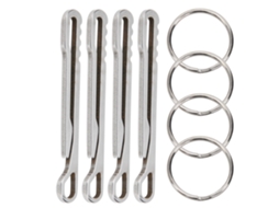 Acessório Porta dinheiro com Carabiner e Anel de Chave Edc Outdoor