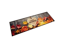 Conjunto 1 Tapete De Cozinha Vidaxl Marrom Poliamida (180 X 60 X 0.5 Cm)