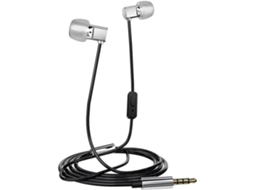 Fones De Ouvido Intra-auriculares Com Fio E Microfone, Ultrafinos