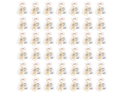 Pack de 36 chaveiros de rolha de ouro, presente de casamento LAXISCREED