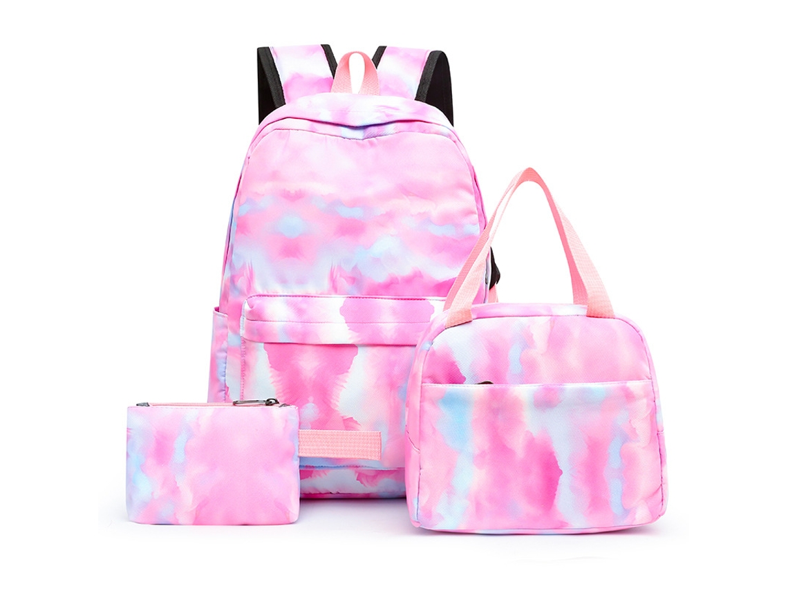 Mochila Escolar De Três Peças Para Estudantes 7