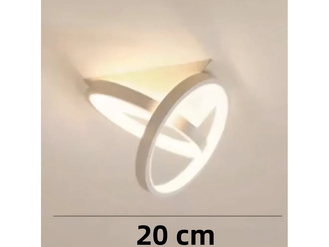 Luminária De Corredor Led Moderna Em Estilo Nórdico (branca, 25 W)