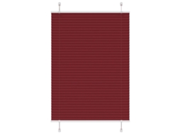 Vidaxl Plissado Cego Bordéus Vermelho 95x150 Cm Largura Tecido