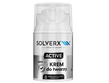 Solução Ativa Creme Facial Para Homens, 50ml Solverx