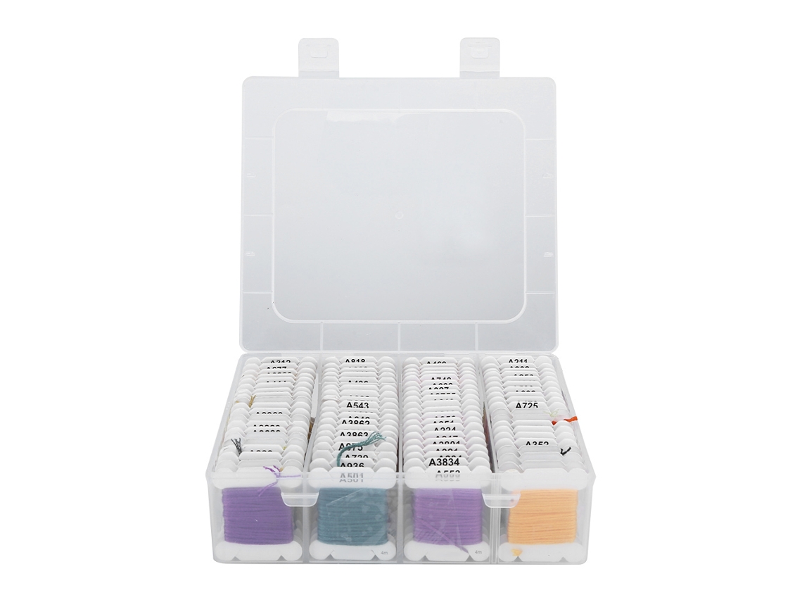 Kit De Linha De Algodão Poliéster Forte Com 80 Cores, Suprimentos Para Bordado E Tecelagem Faça Você Mesmo Slowmoose
