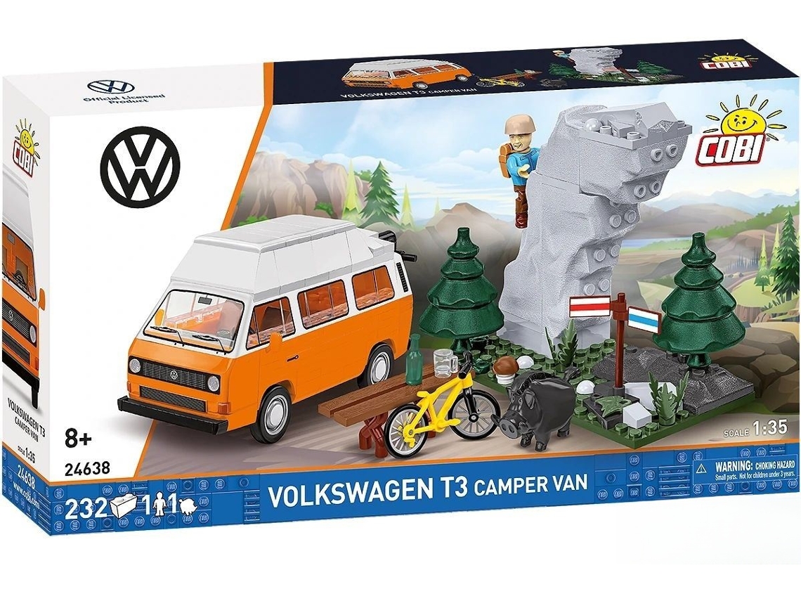 Cobi Cars 24638 Volkswagen T3 Camper Van 24638