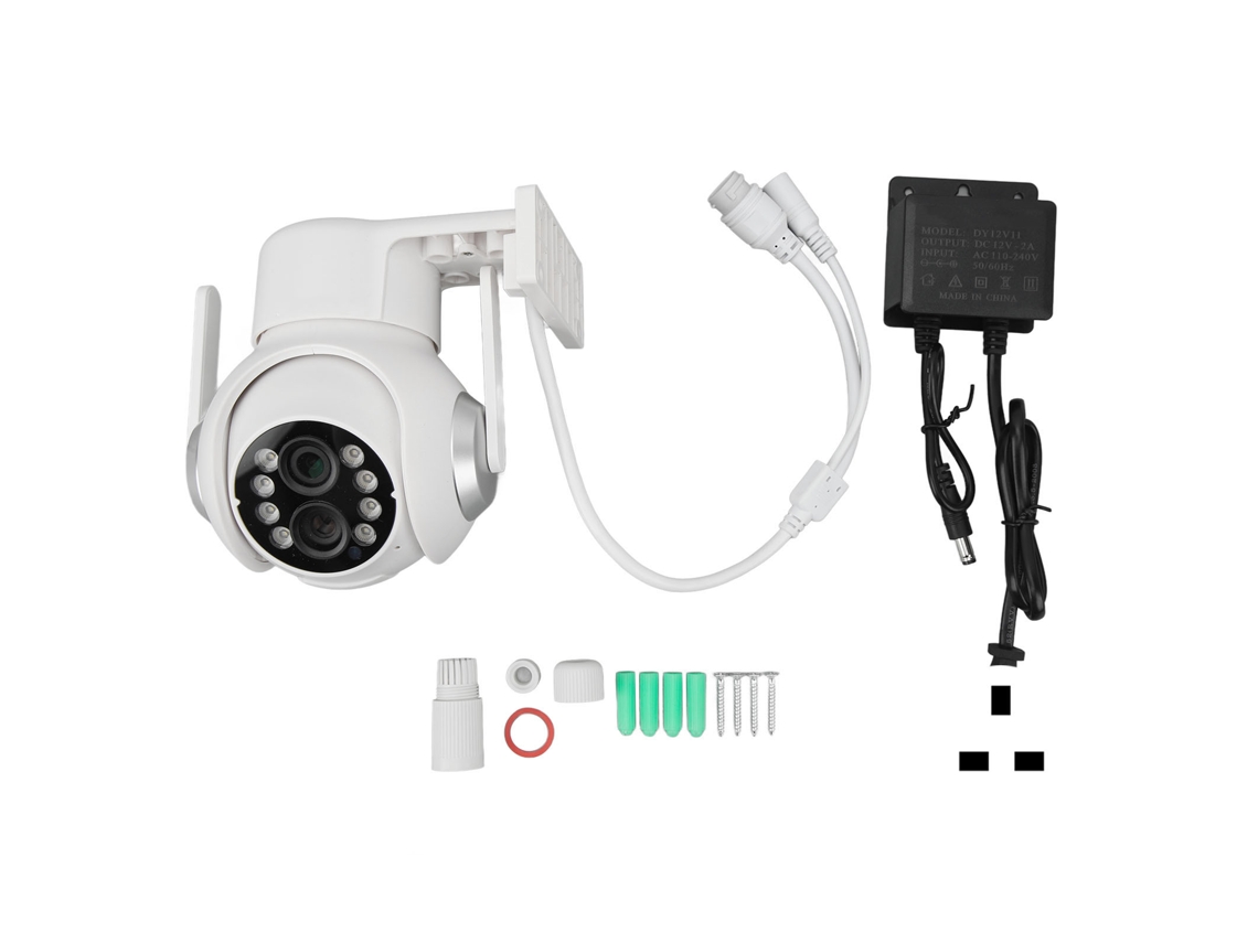 Câmara De Segurança Sem Fio Hd Wifi Com Visão Noturna E Detecção De Movimento Ptz Para Casa