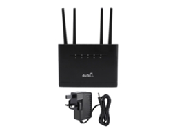 Roteador Wifi 4g Lte Com Slot Sim E Antenas